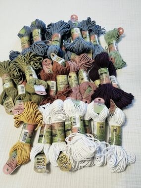 Cora's Craft Cord Assortment Pack by - White, Mustard, Olive, Blue, Pink, Purple